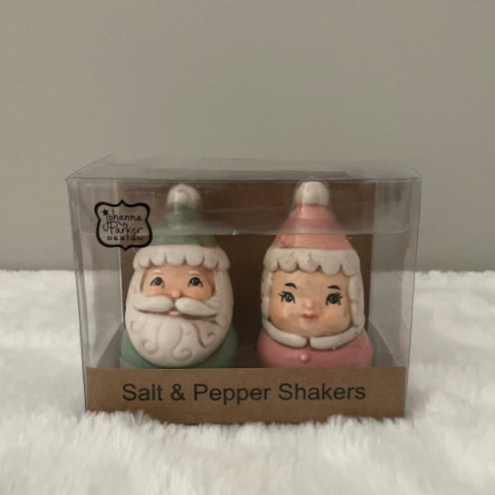 Johanna Parker Mr. & Mrs. Claus Salt and Pepper Shakers